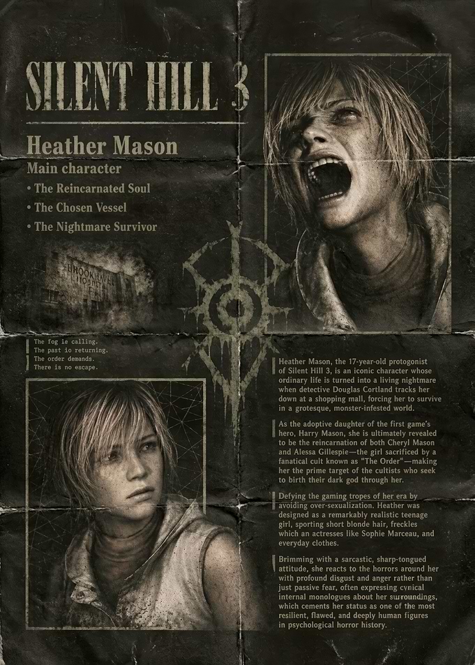 Silent Hill 3 Heather Mason Poster