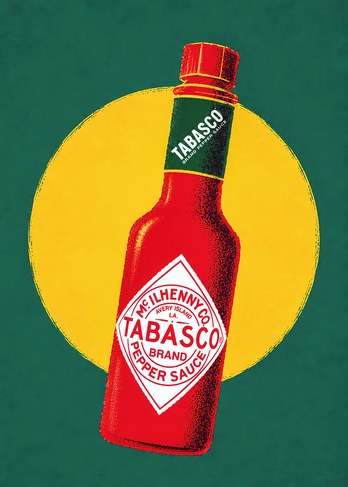 Tabasco Pepper Sauce Pop Art Poster