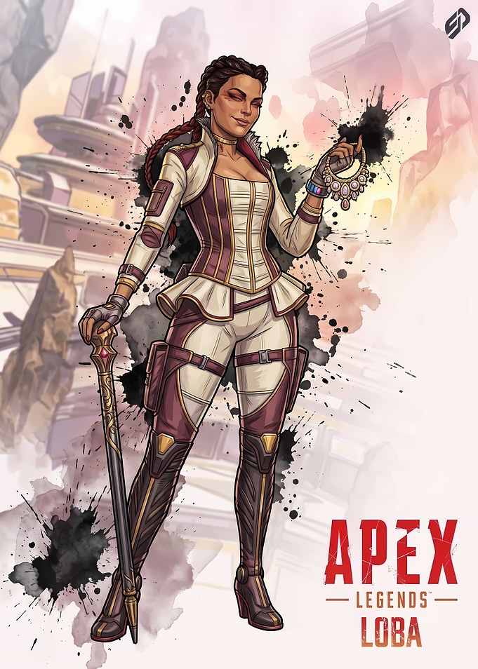 Loba from Apex Legends Character Art