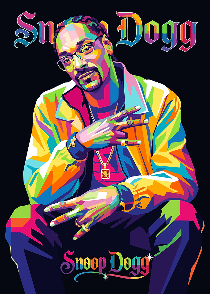 Snoop Dogg Pop Art Portrait