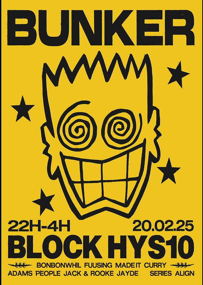 Bunker Block Hys10 Event Poster