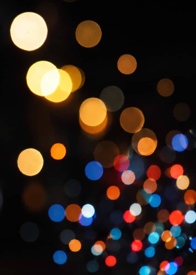 Colorful Bokeh Light Orbs