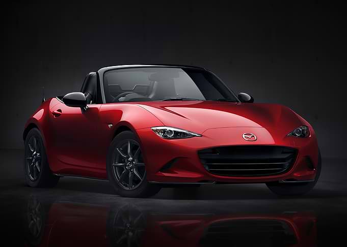 Red Mazda MX-5 Miata Roadster