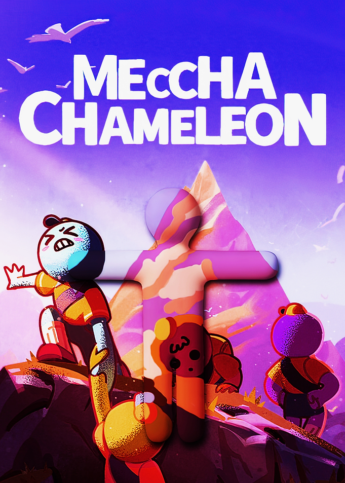 Meccha Chameleon Poster Art