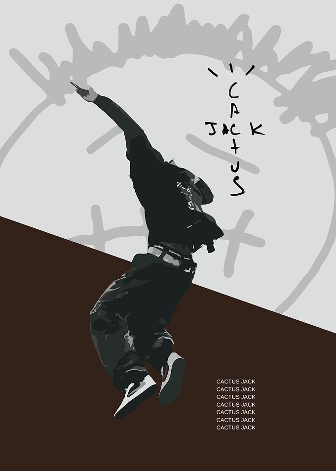 Travis Scott Cactus Jack Poster