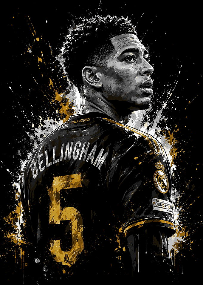 Jude Bellingham Real Madrid Art Poster