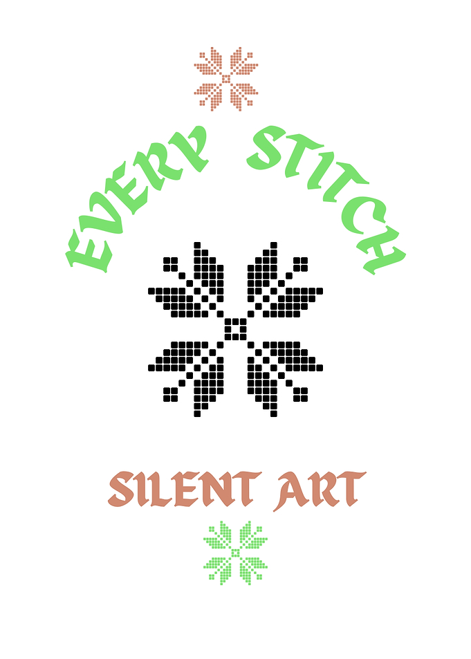 Every Stitch Silent Art Cross Stitch