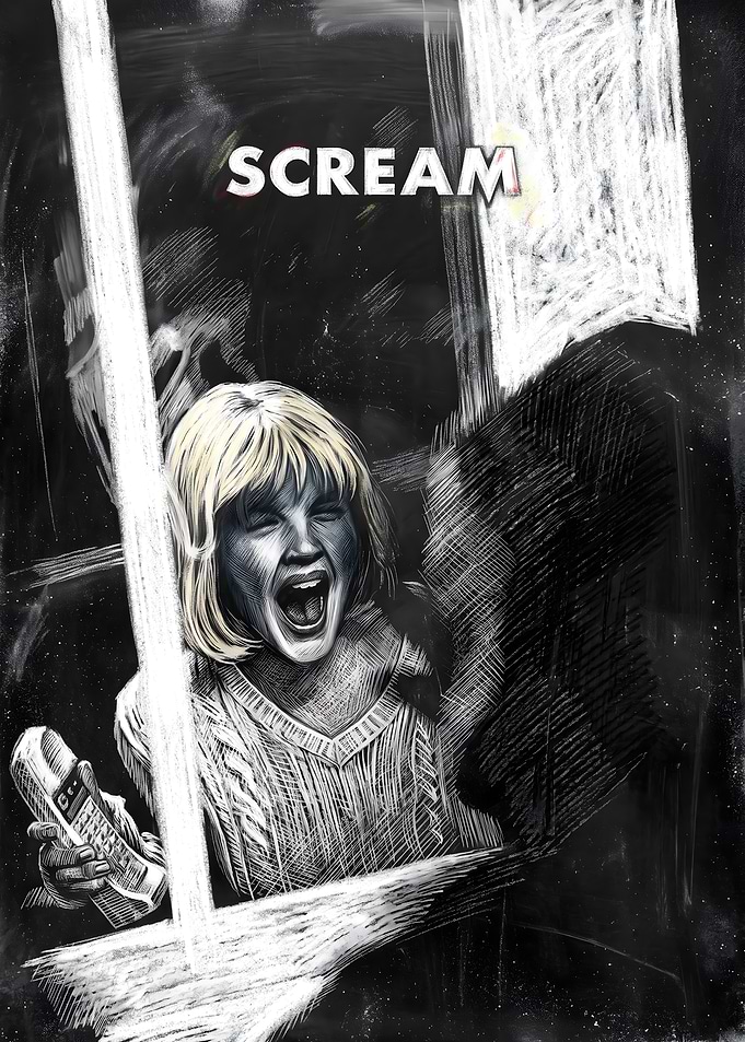 Scream Movie Poster Art