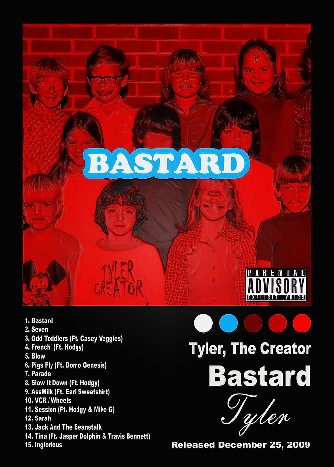 Tyler, The Creator Bastard Album Poster