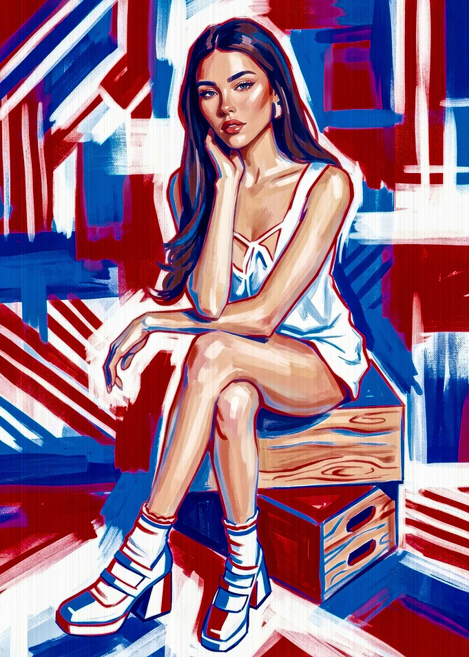 Stylized Portrait of Madison Beer
