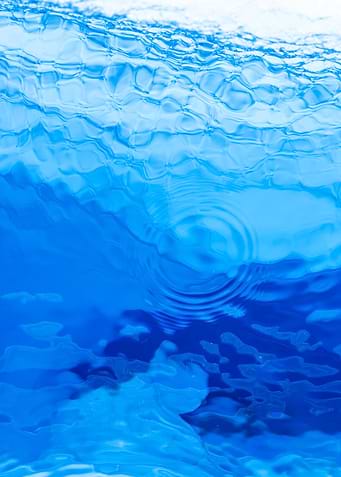 Abstract Blue Water Ripple Texture
