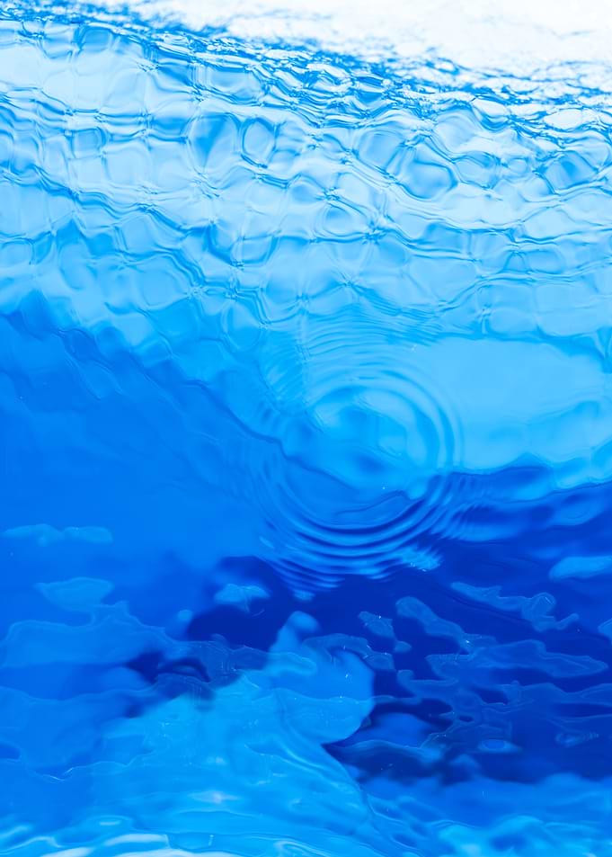 Abstract Blue Water Ripple Texture