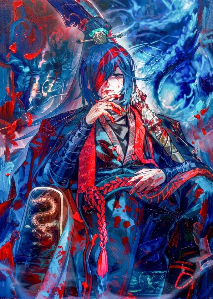 Bloody Samurai Warrior Digital Art