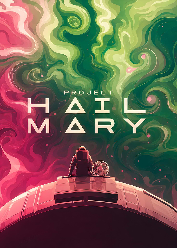 Project Hail Mary Space Poster