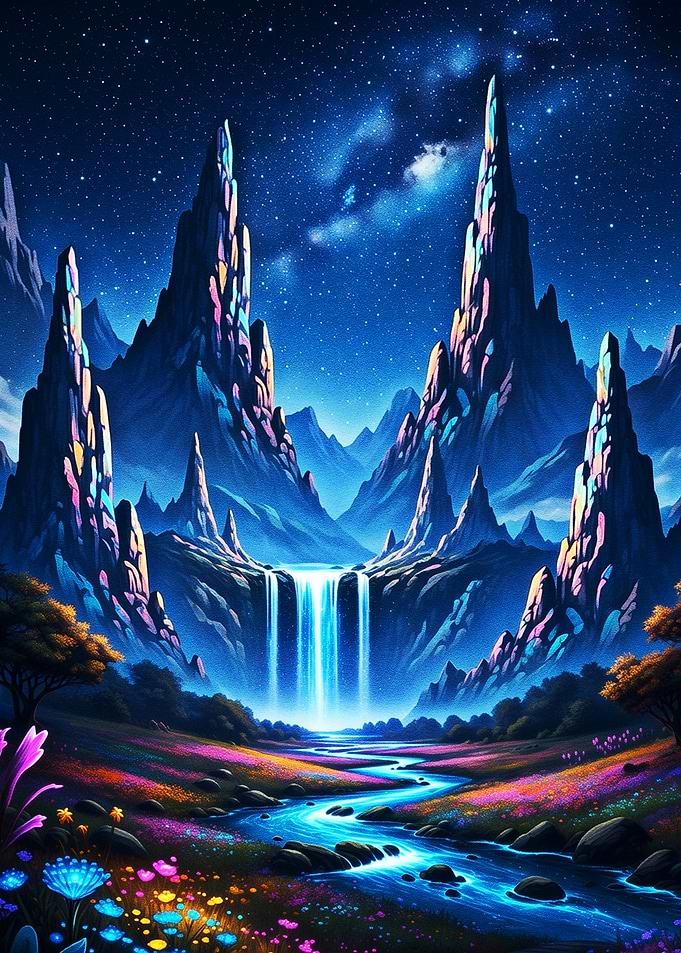 Prism Peaks Waterfall