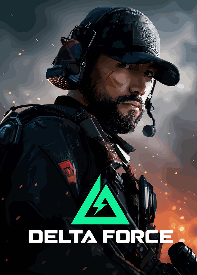 Delta Force Tactical Soldier Poster
