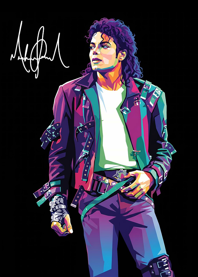 Michael Jackson Pop Art Portrait