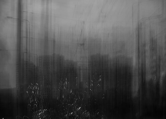 Abstract Motion Blur Cityscape