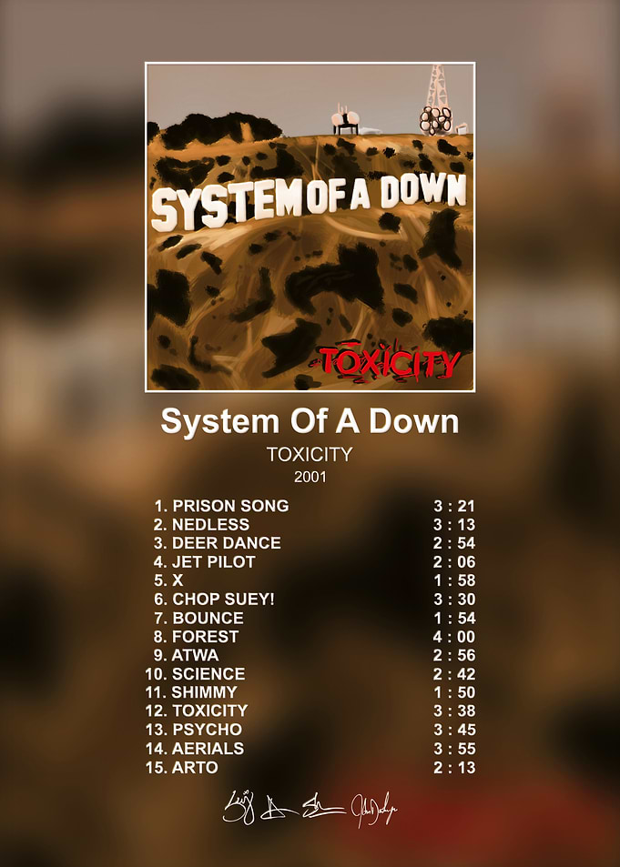 System of a Down Toxicity Poster