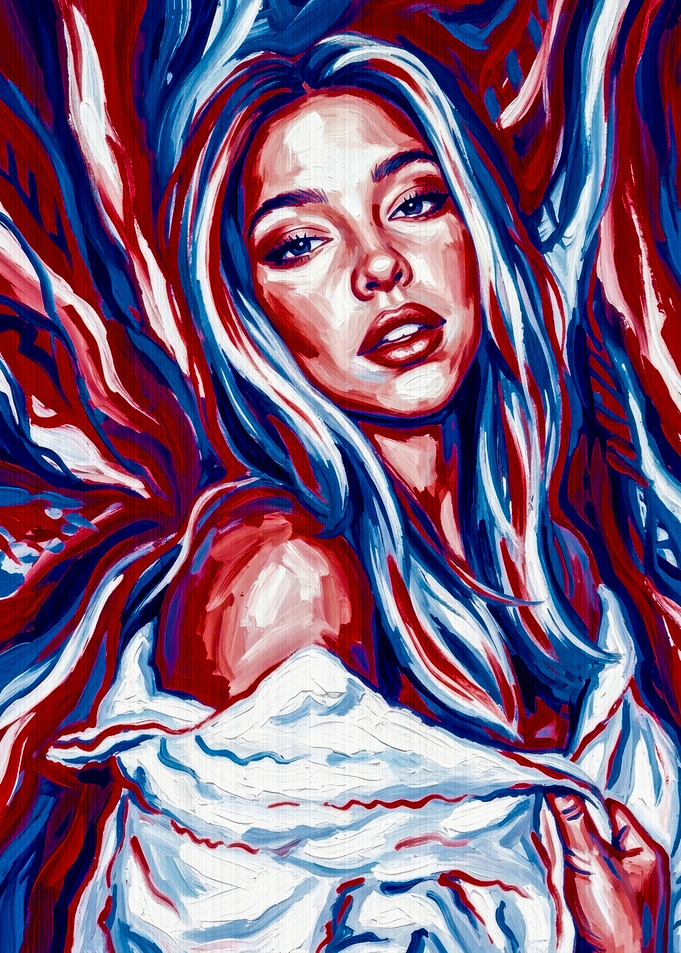 Abstract Portrait of a Woman
