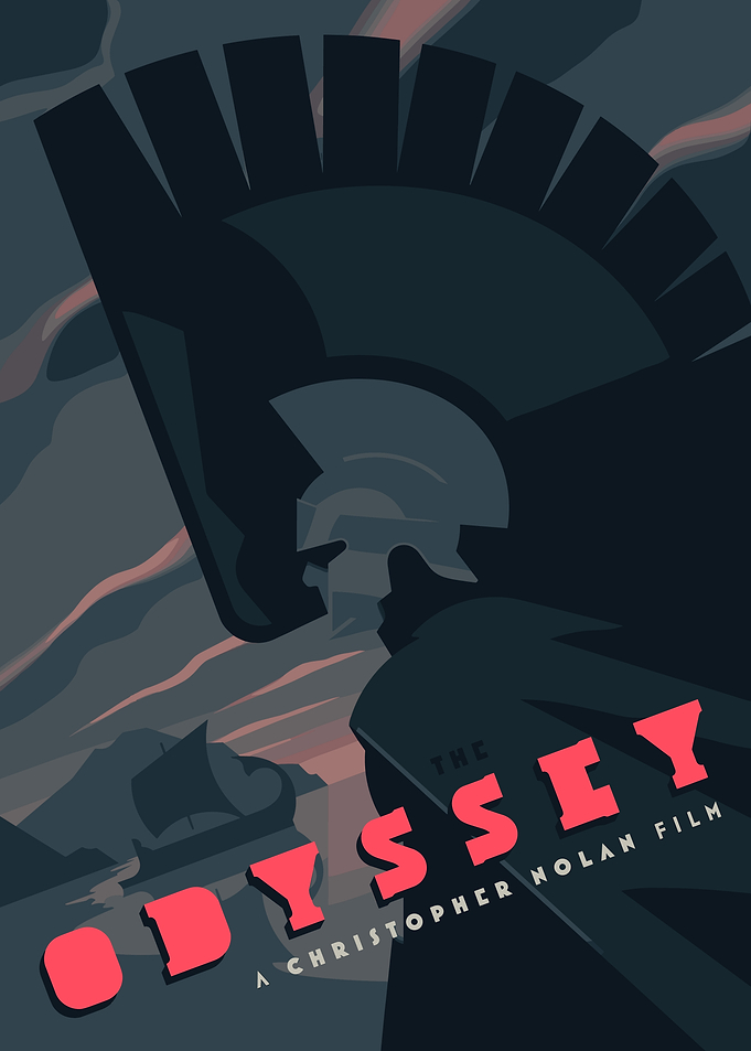 The Odyssey Minimalist Movie Poster