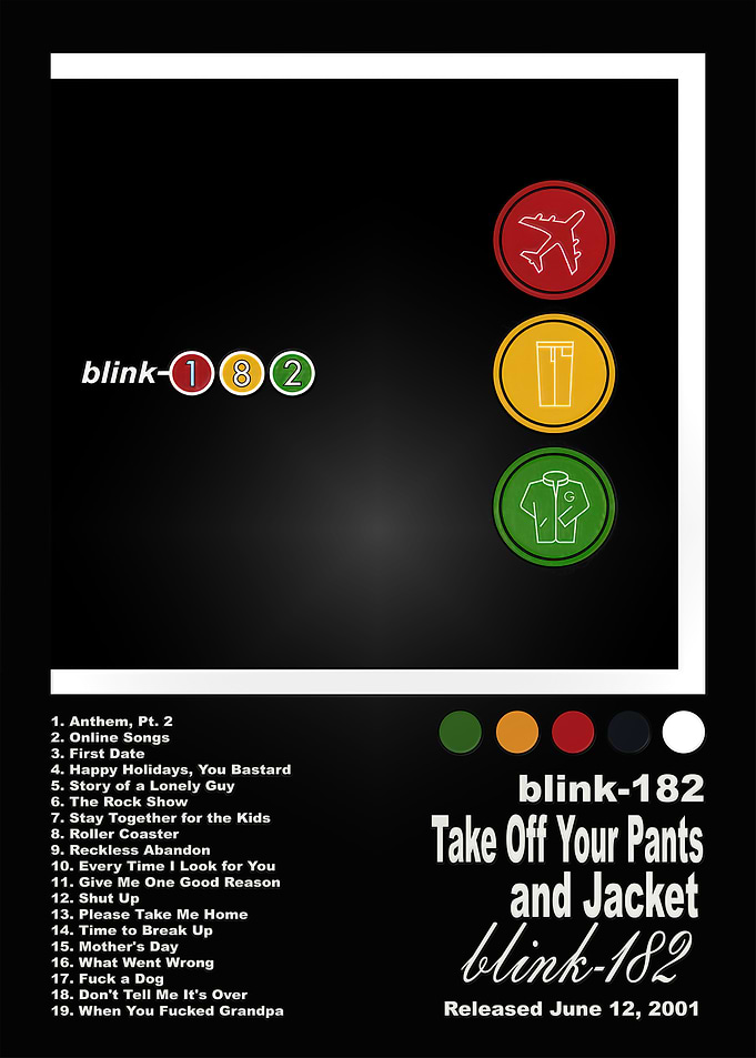 Blink-182 Take Off Your Pants Poster