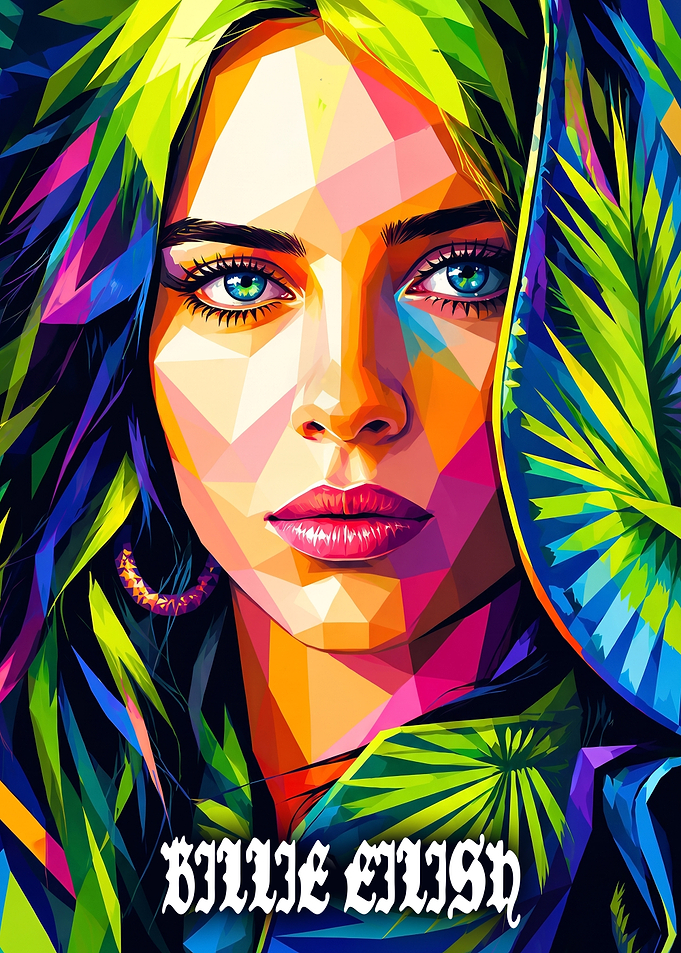 Billie Eilish Pop Art