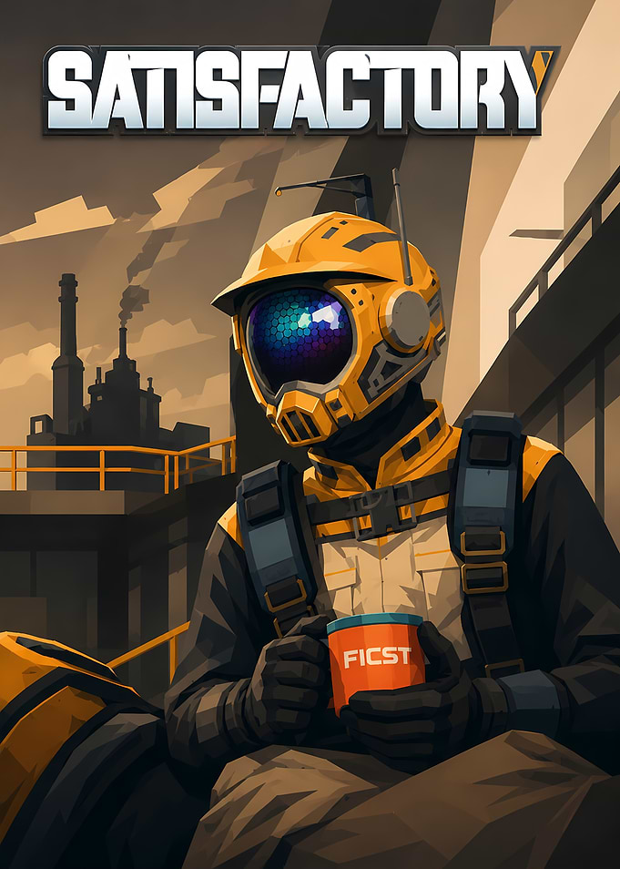 Satisfactory Game Poster with Pioneer