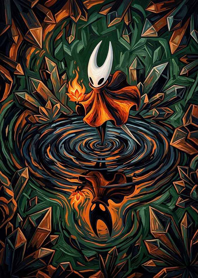 Hornet from Hollow Knight Crystal Cave