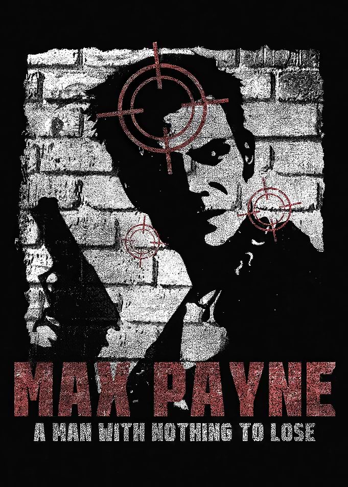 Max Payne Graphic T-Shirt Design
