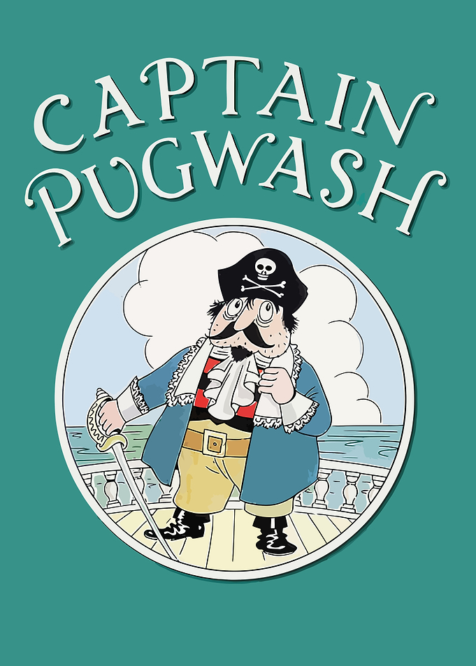 Captain Pugwash Cartoon Character Poster