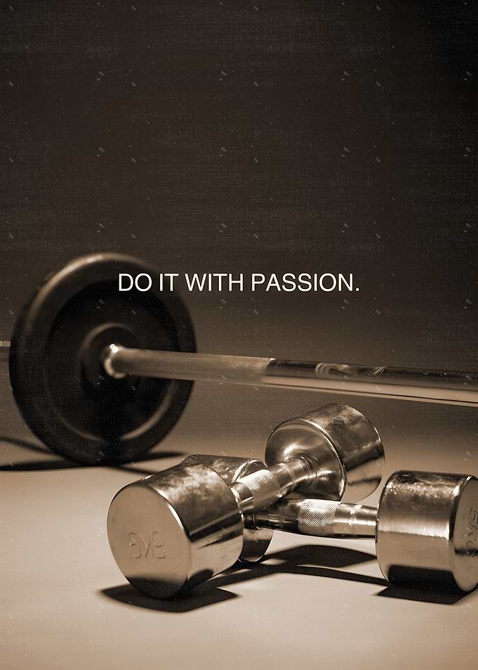 Do It With Passion Gym Poster