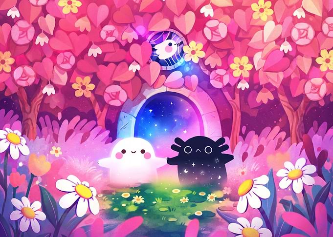 Cute Sun and Moon Creatures