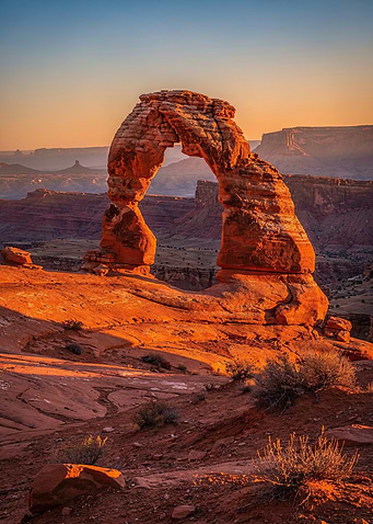 Delicate Arch at Sunset