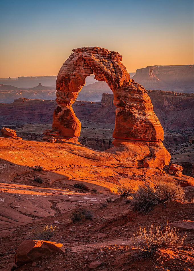 Delicate Arch at Sunset