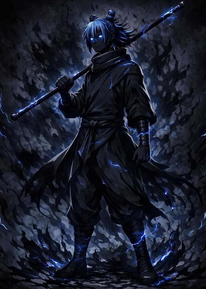 Lightning Warrior Anime Character