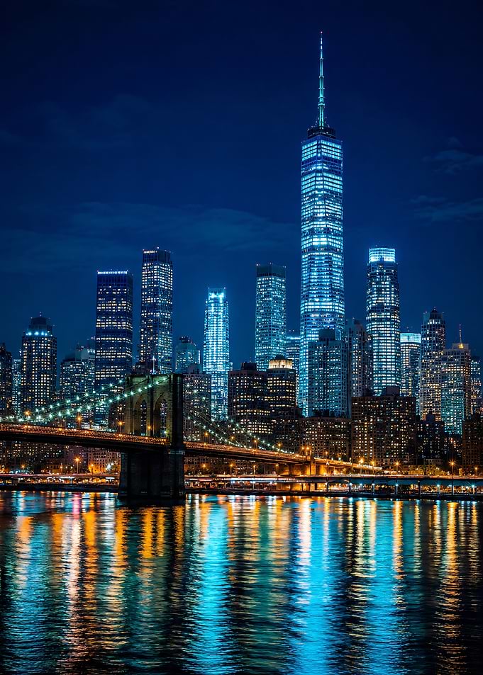 New York City Skyline at Night