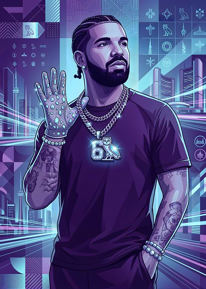Drake OVO Digital Illustration