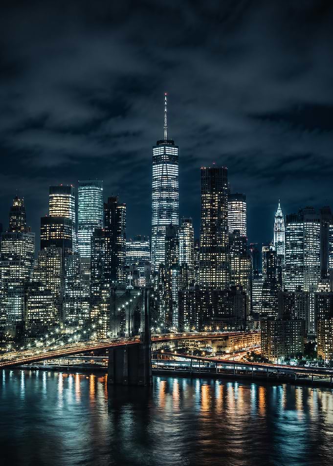 New York City Skyline at Night