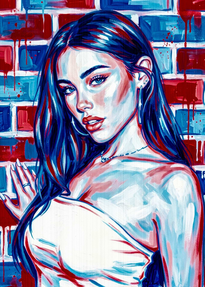 Madison Beer Pop Art Portrait