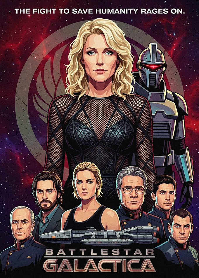 Battlestar Galactica Ensemble Poster