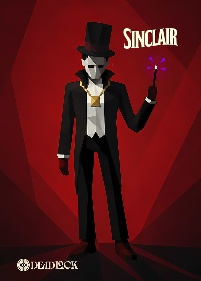 Sinclair Deadlock Character Poster