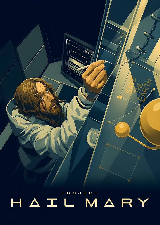 Project Hail Mary Ryland Grace Poster