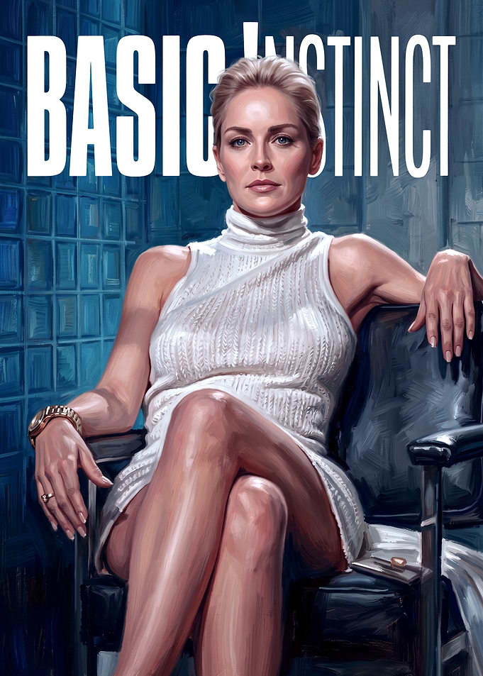 Basic Instinct Sharon Stone Movie Poster