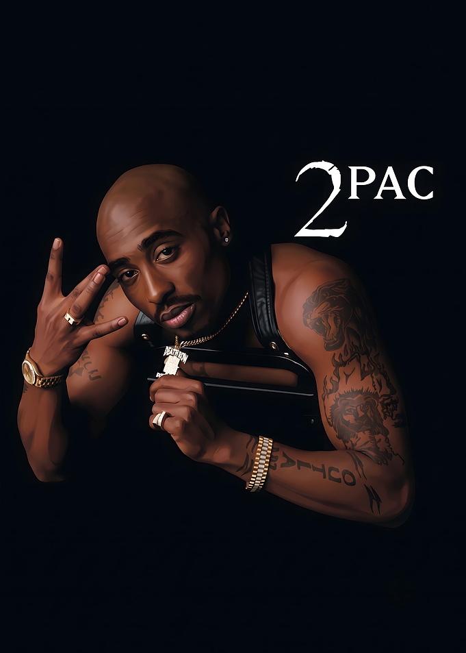 2Pac Tupac Shakur Portrait