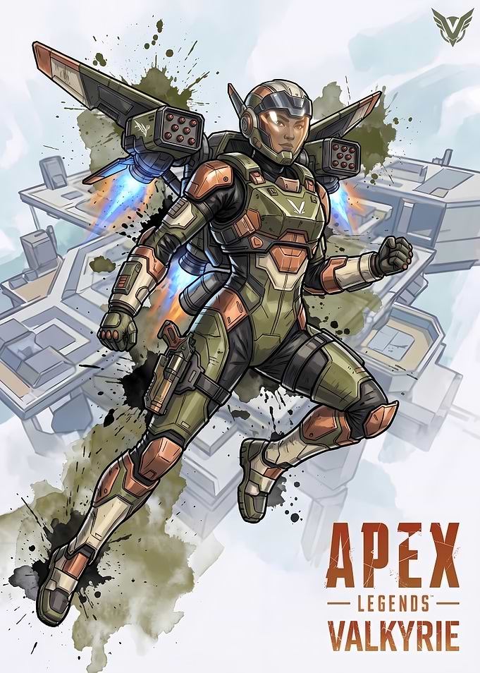 Apex Legends Valkyrie Character Art