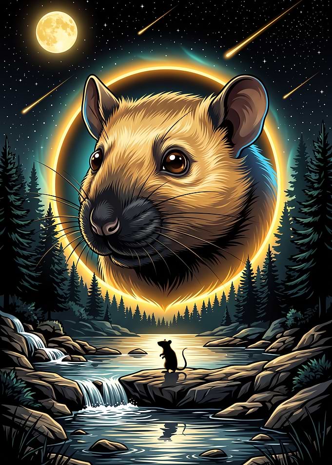 Moon Guardian: The Mystical Rat