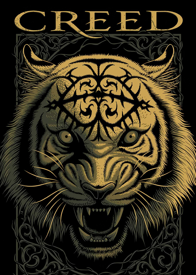 Creed Tiger Graphic Art