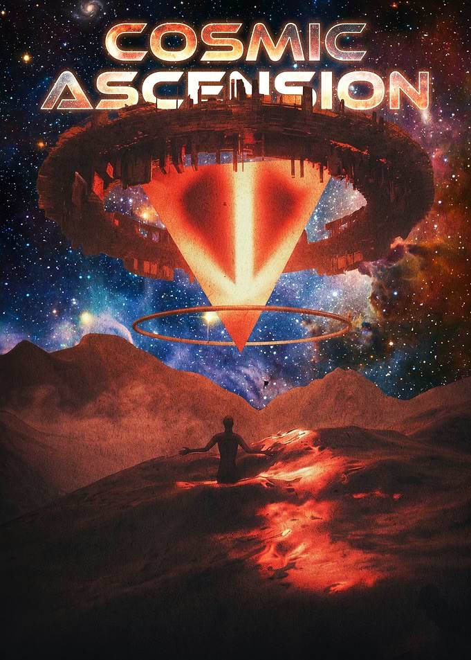 Cosmic Ascension Sci-Fi Poster