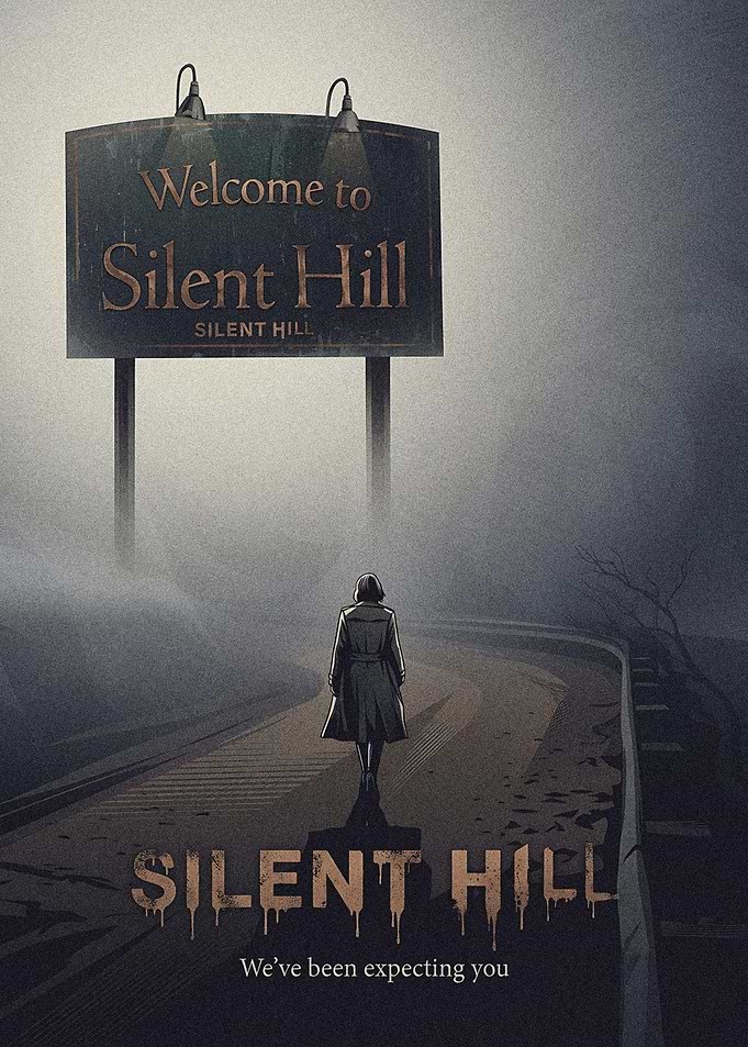 Silent Hill Welcome Sign Poster